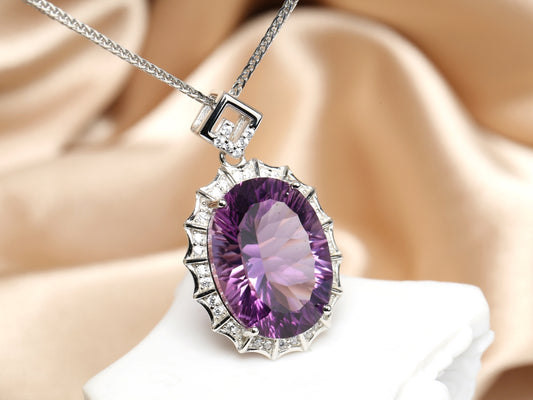 S925 Amethyst Necklace