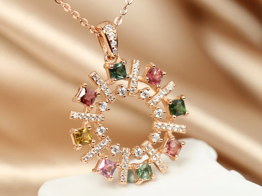 S925Tourmaline Pendant