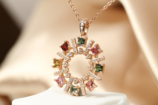 S925Tourmaline Pendant
