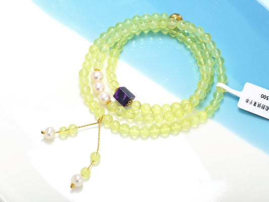 Spirit Thread · Dual-Wear Gemstone Wrap