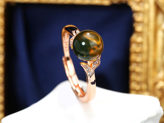Mermaid Tail Amber Ring