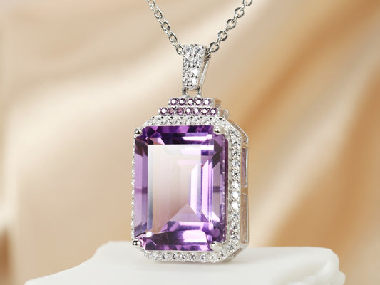 Amethyst Pendant Necklace