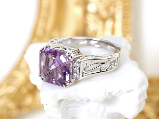 Filigree Amethyst Ring