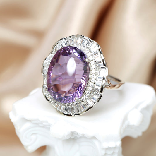 Imperial Oval Amethyst Ring