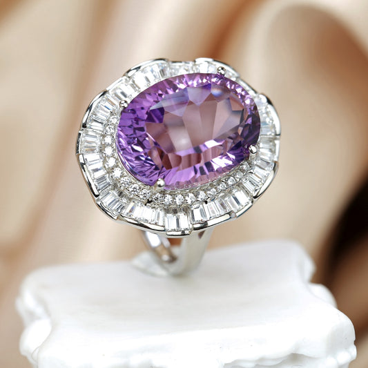 Imperial Oval Amethyst Ring