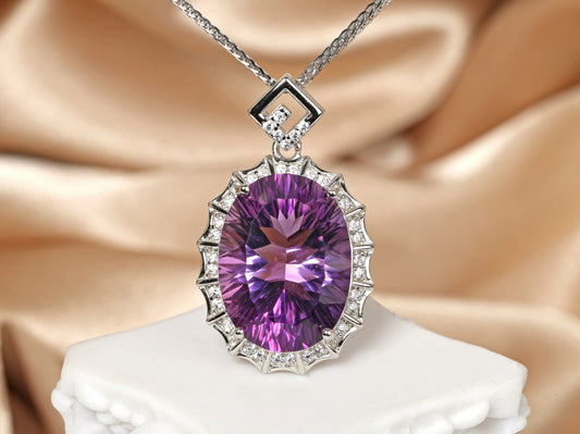 S925 Amethyst Necklace